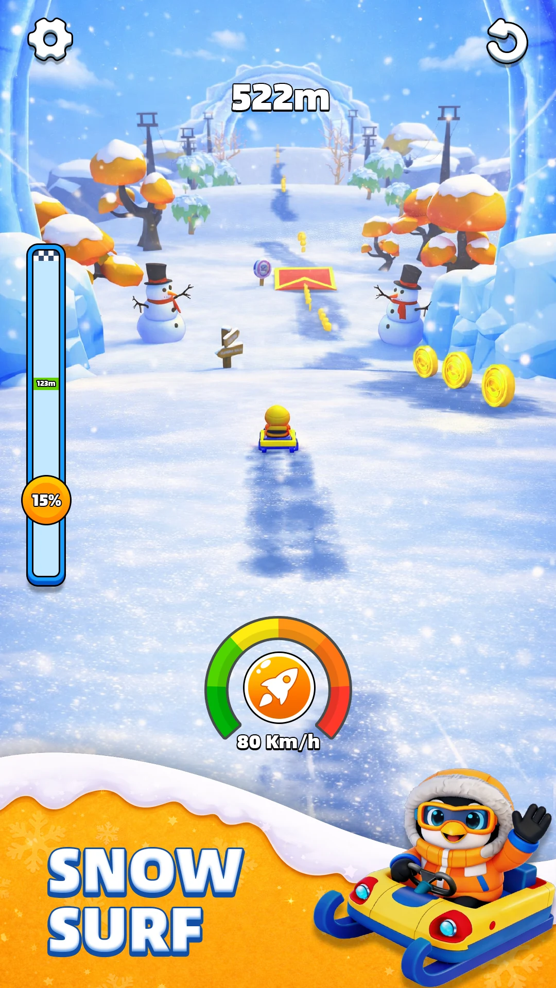 Sled Rider 3d screenshot