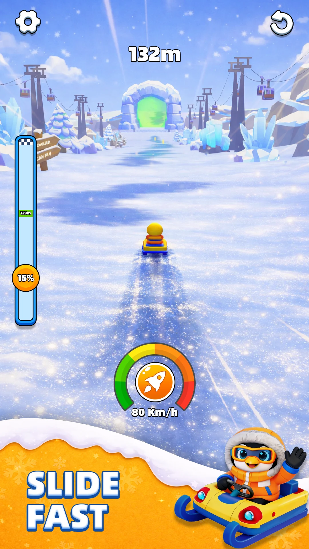 Sled Rider 3d screenshot