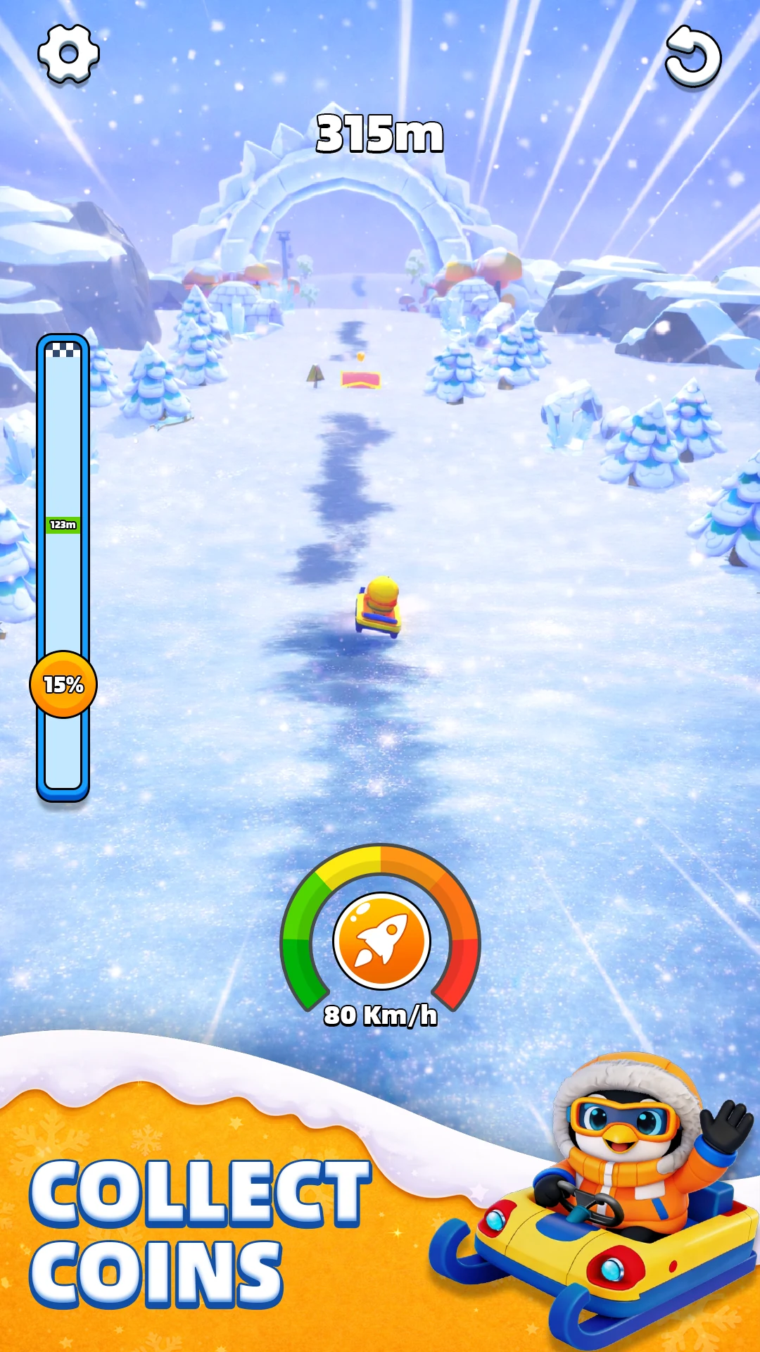 Sled Rider 3d screenshot